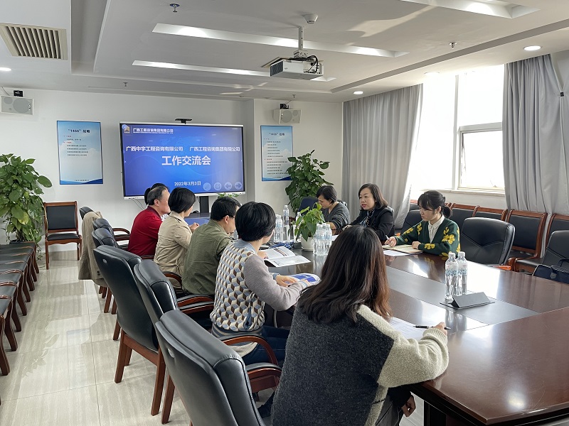 mile米乐集团到广西中宇工程咨询公司交流座谈
