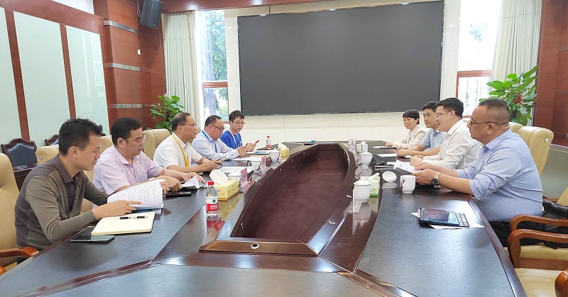 mile米乐集团到自贸区钦州港片区汇报工作