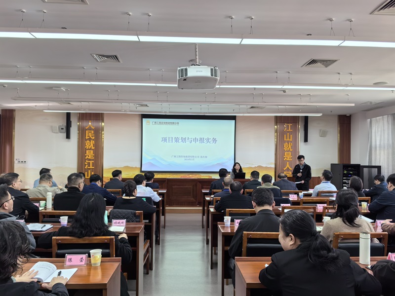 广咨mile体育官网为百色市“金融高质量发展+ 项目投资”专题培训班授课